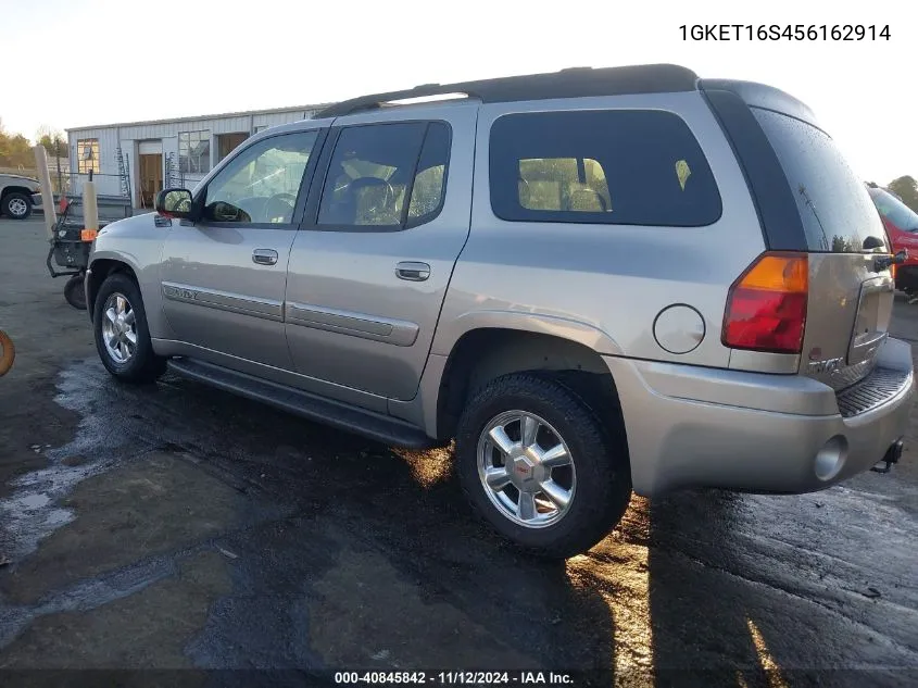 2005 GMC Envoy Xl Slt VIN: 1GKET16S456162914 Lot: 40845842