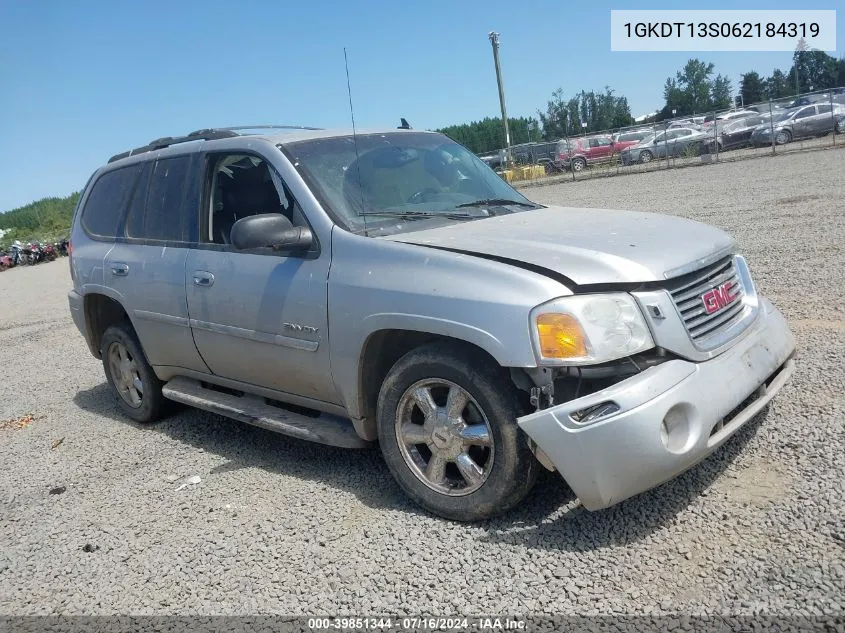 2006 GMC Envoy Slt VIN: 1GKDT13S062184319 Lot: 39851344