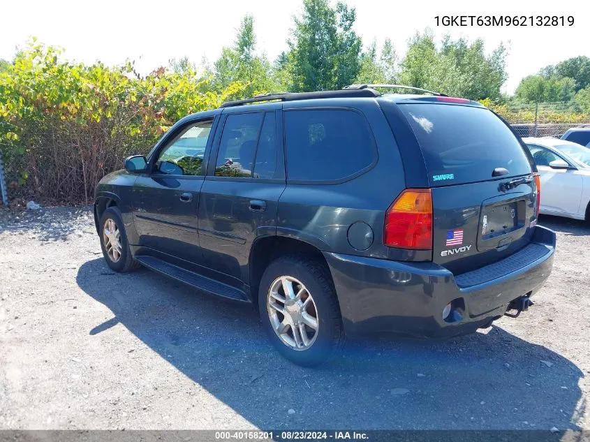 2006 GMC Envoy Denali VIN: 1GKET63M962132819 Lot: 40158201