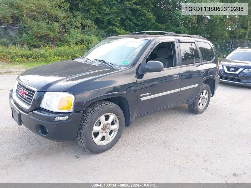 2006 GMC Envoy Sle VIN: 1GKDT13S062310288 Lot: 40183134