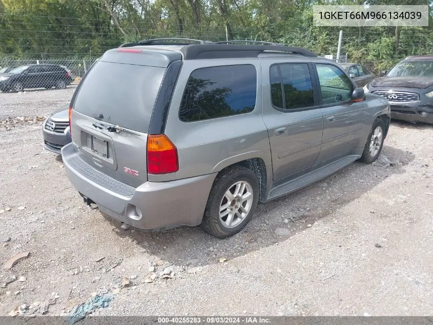 2006 GMC Envoy Xl Denali VIN: 1GKET66M966134039 Lot: 40255283