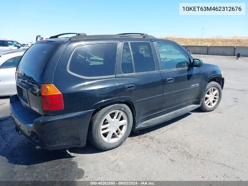 2006 GMC Envoy Denali VIN: 1GKET63M462312676 Lot: 40262850