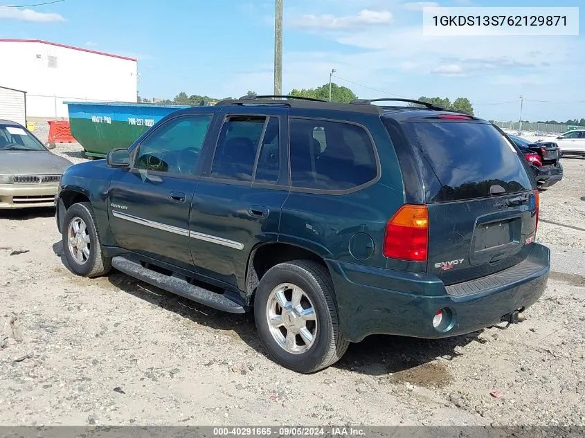 2006 GMC Envoy Slt VIN: 1GKDS13S762129871 Lot: 40291665