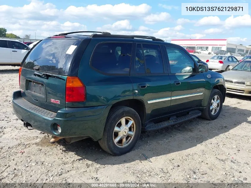 2006 GMC Envoy Slt VIN: 1GKDS13S762129871 Lot: 40291665