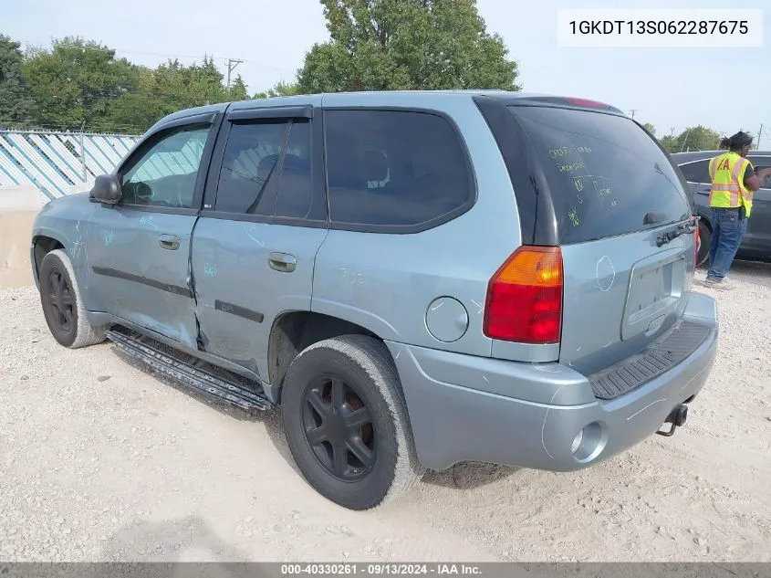 2006 GMC Envoy VIN: 1GKDT13S062287675 Lot: 40330261