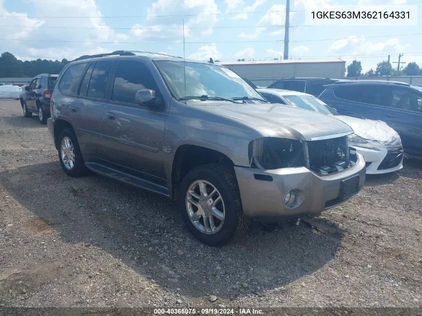 2006 GMC Envoy Denali VIN: 1GKES63M362164331 Lot: 40365075