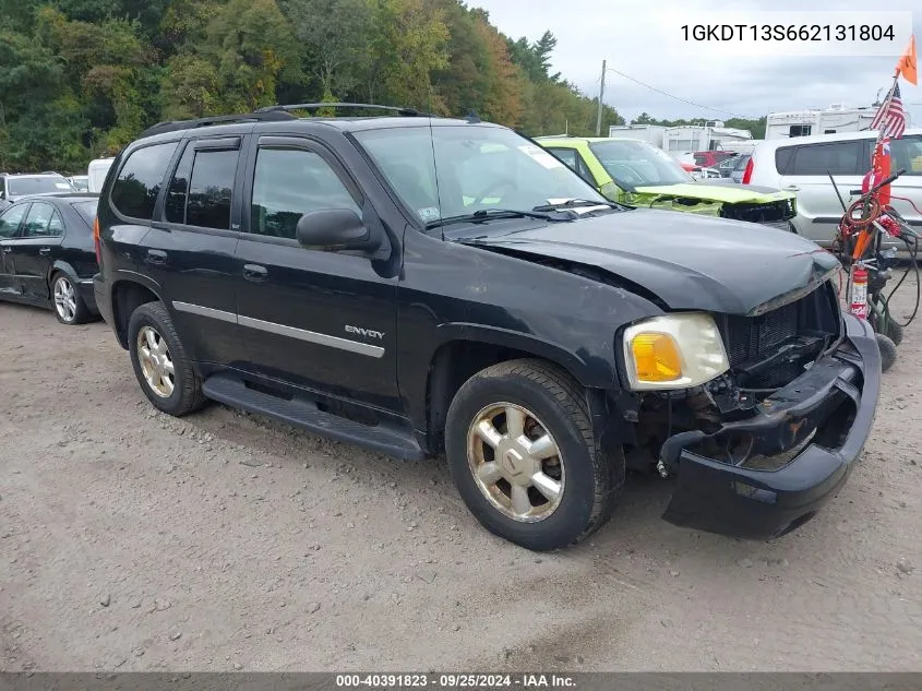 2006 GMC Envoy Slt VIN: 1GKDT13S662131804 Lot: 40391823