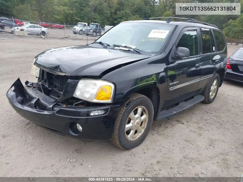 2006 GMC Envoy Slt VIN: 1GKDT13S662131804 Lot: 40391823