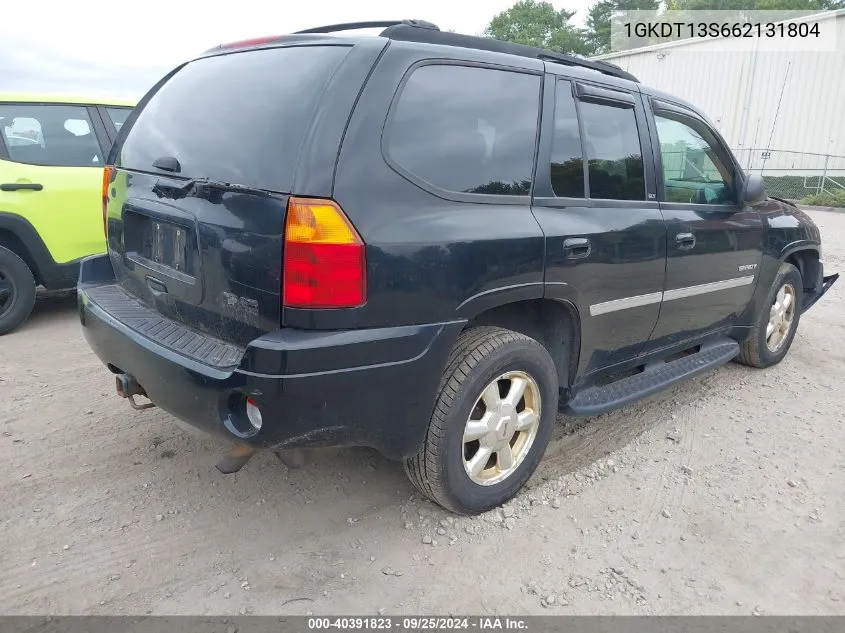 2006 GMC Envoy Slt VIN: 1GKDT13S662131804 Lot: 40391823