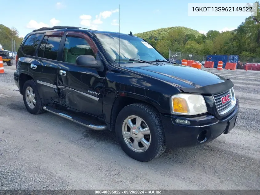 2006 GMC Envoy Sle VIN: 1GKDT13S962149522 Lot: 40395022