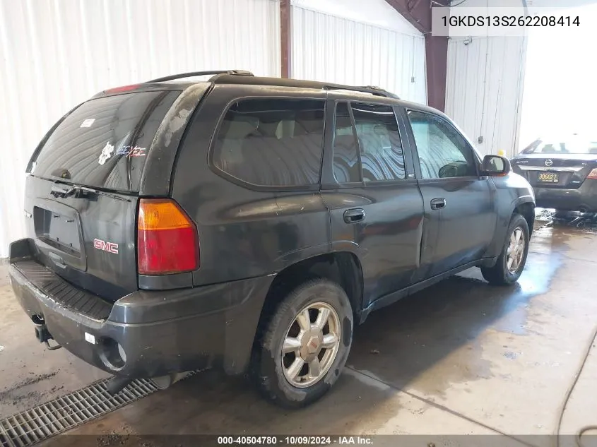 2006 GMC Envoy Slt VIN: 1GKDS13S262208414 Lot: 40504780