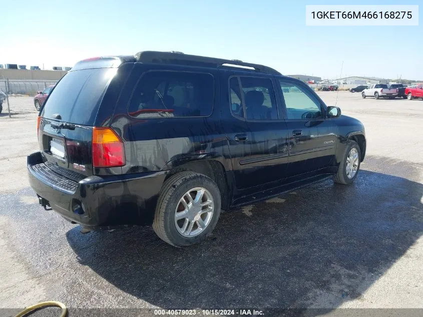 2006 GMC Envoy Xl Denali VIN: 1GKET66M466168275 Lot: 40579023