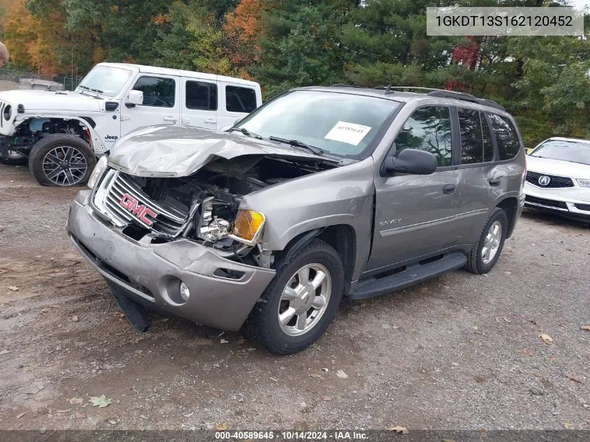 1GKDT13S162120452 2006 GMC Envoy Sle