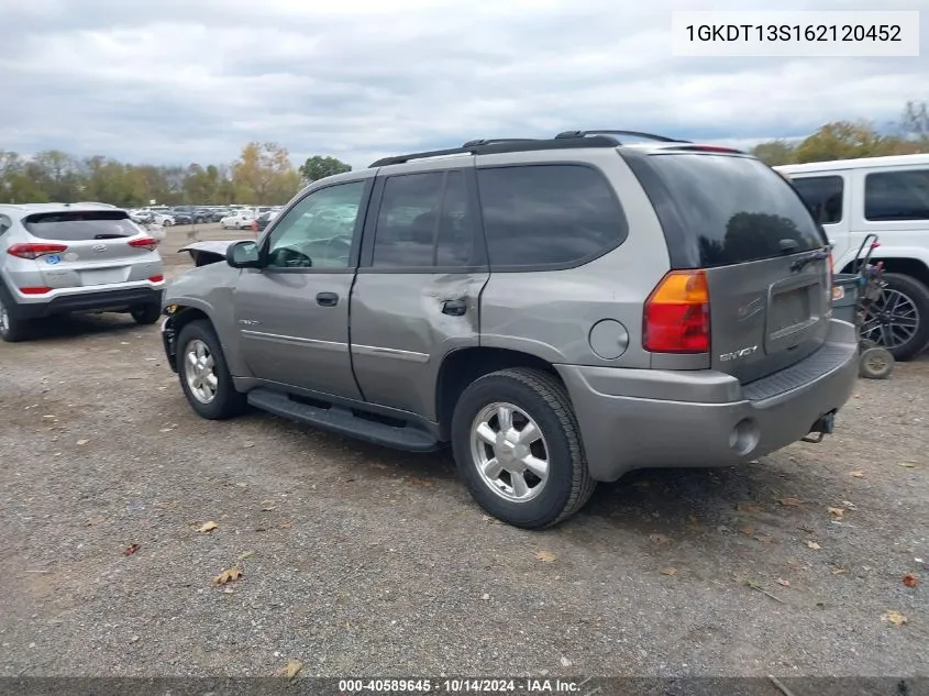 1GKDT13S162120452 2006 GMC Envoy Sle