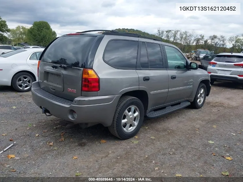 1GKDT13S162120452 2006 GMC Envoy Sle