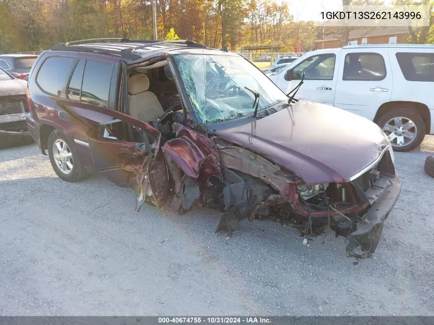 2006 GMC Envoy Sle VIN: 1GKDT13S262143996 Lot: 40674755