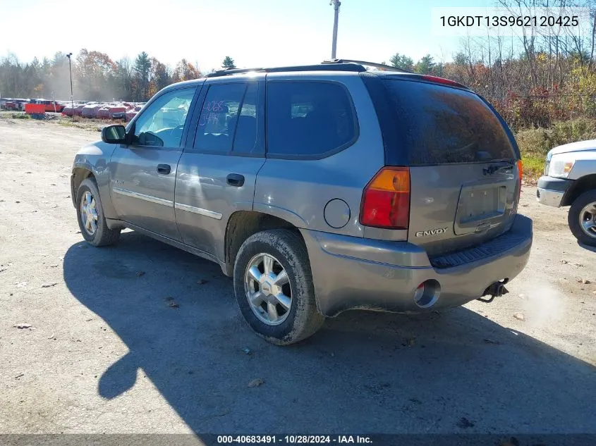 2006 GMC Envoy Sle VIN: 1GKDT13S962120425 Lot: 40683491