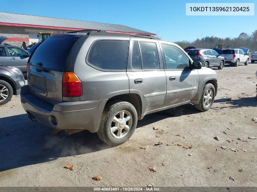 2006 GMC Envoy Sle VIN: 1GKDT13S962120425 Lot: 40683491