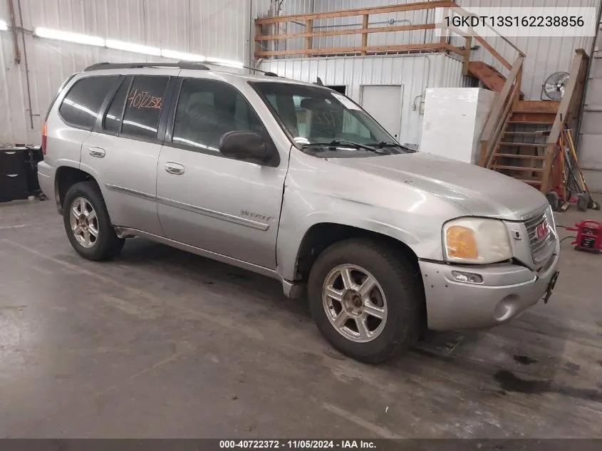 2006 GMC Envoy Slt VIN: 1GKDT13S162238856 Lot: 40722372