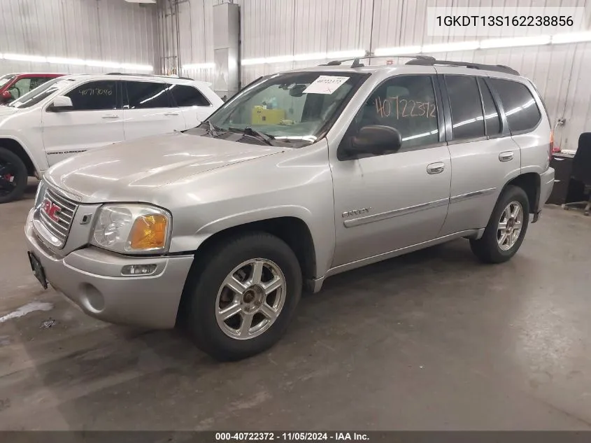 2006 GMC Envoy Slt VIN: 1GKDT13S162238856 Lot: 40722372