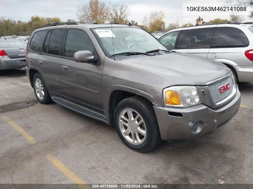 2006 GMC Envoy Denali VIN: 1GKES63M462141088 Lot: 40729059