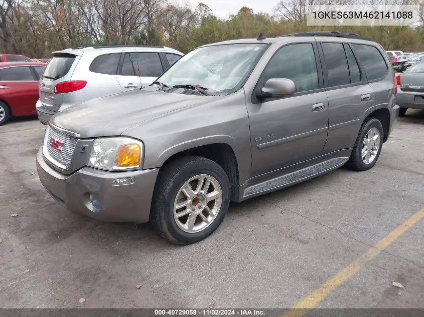 2006 GMC Envoy Denali VIN: 1GKES63M462141088 Lot: 40729059