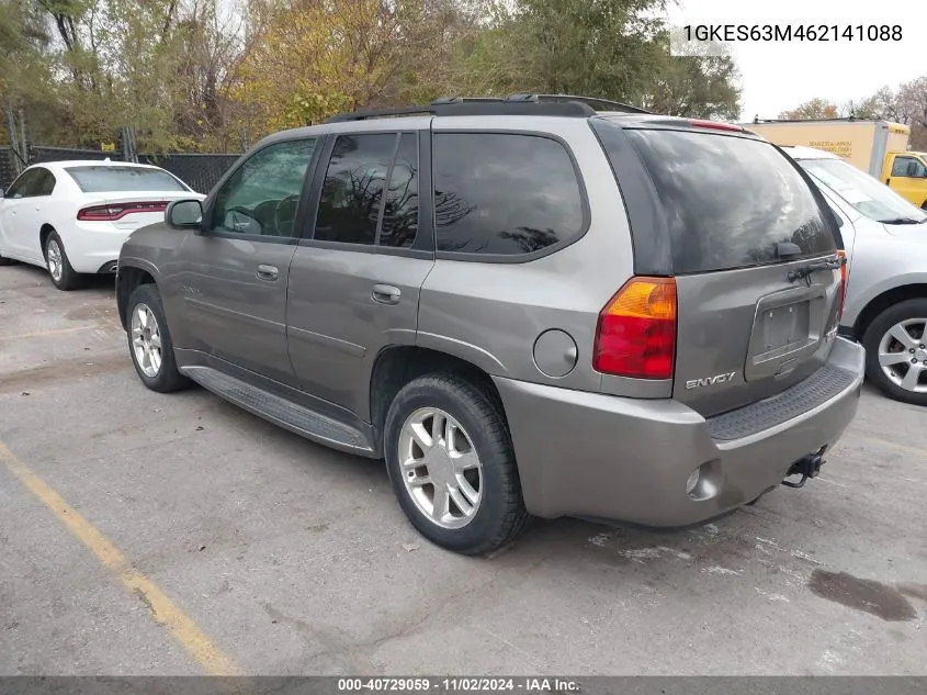 2006 GMC Envoy Denali VIN: 1GKES63M462141088 Lot: 40729059