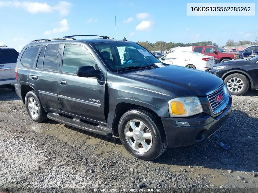 2006 GMC Envoy Sle VIN: 1GKDS13S562285262 Lot: 40732980