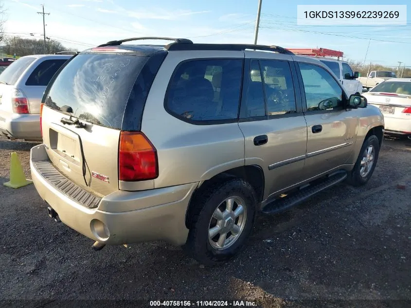 2006 GMC Envoy Sle VIN: 1GKDS13S962239269 Lot: 40758156