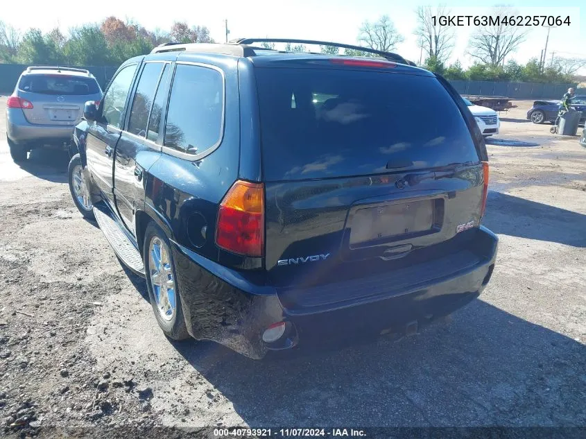 2006 GMC Envoy Denali VIN: 1GKET63M462257064 Lot: 40793921