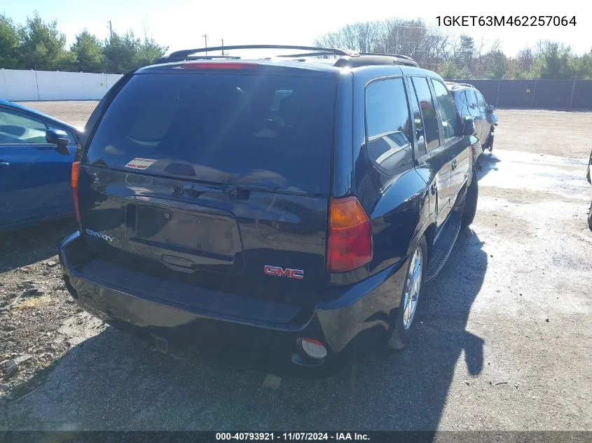 2006 GMC Envoy Denali VIN: 1GKET63M462257064 Lot: 40793921