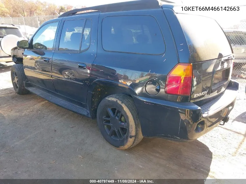 2006 GMC Envoy Xl Denali VIN: 1GKET66M466142663 Lot: 40797449