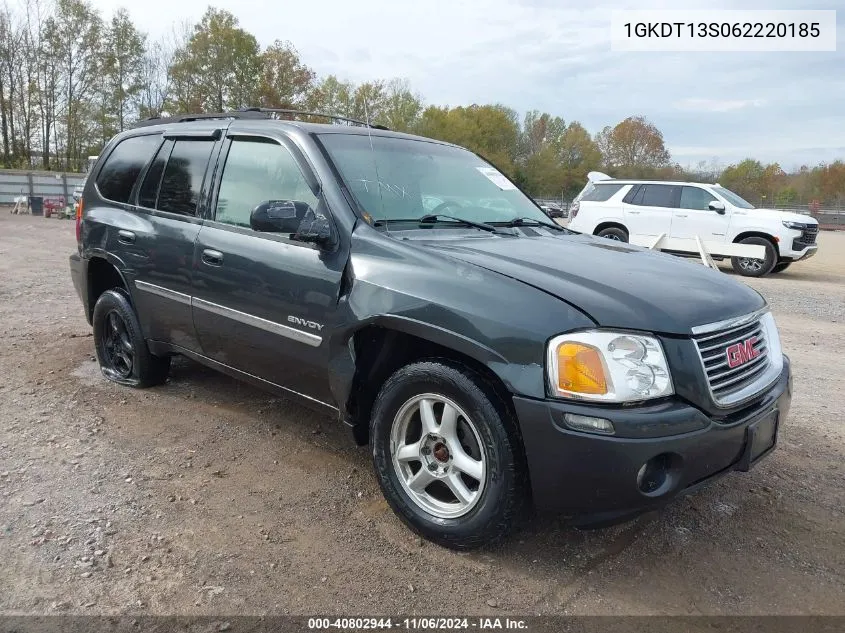 2006 GMC Envoy Sle VIN: 1GKDT13S062220185 Lot: 40802944