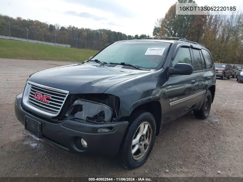 2006 GMC Envoy Sle VIN: 1GKDT13S062220185 Lot: 40802944