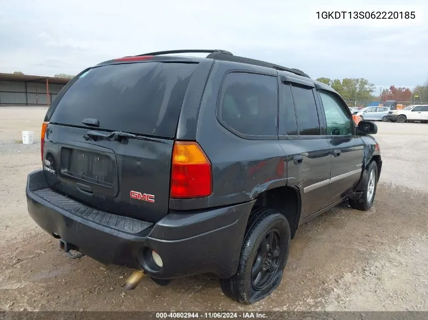 2006 GMC Envoy Sle VIN: 1GKDT13S062220185 Lot: 40802944