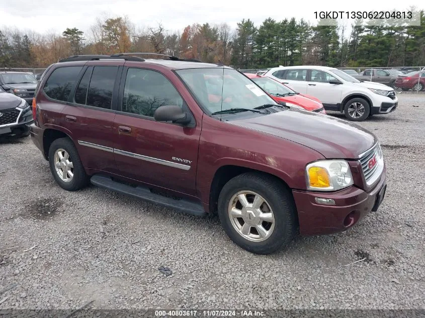 2006 GMC Envoy Slt VIN: 1GKDT13S062204813 Lot: 40803617