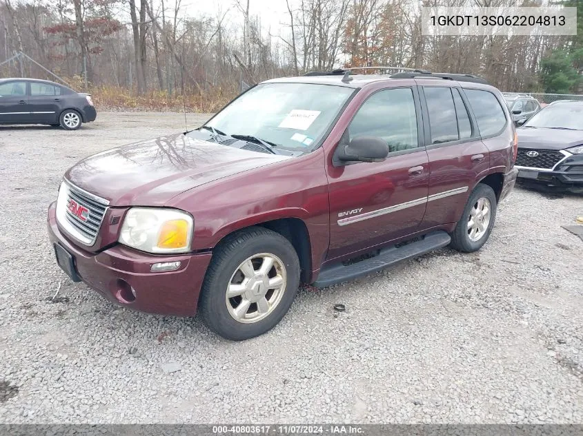 2006 GMC Envoy Slt VIN: 1GKDT13S062204813 Lot: 40803617