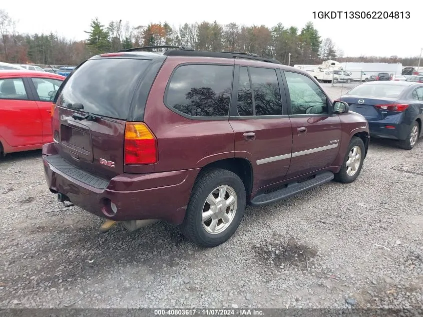 2006 GMC Envoy Slt VIN: 1GKDT13S062204813 Lot: 40803617