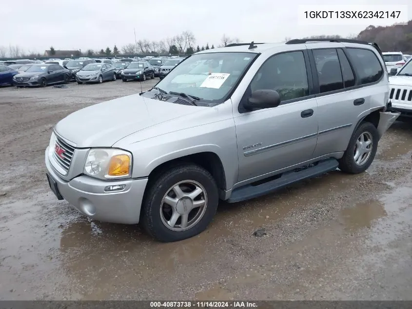 1GKDT13SX62342147 2006 GMC Envoy Sle