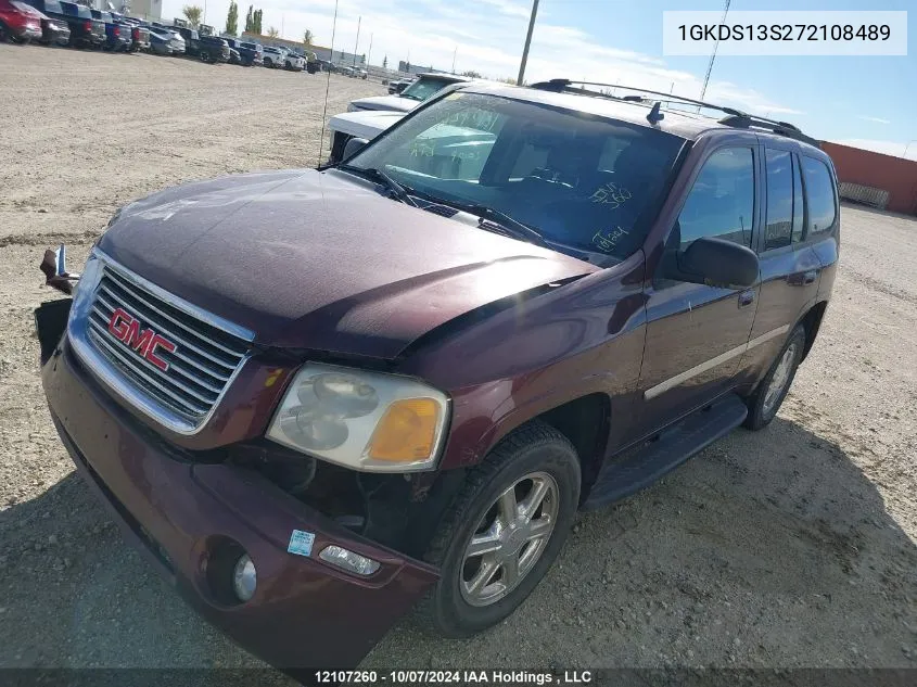 2007 GMC Envoy Slt VIN: 1GKDS13S272108489 Lot: 12107260