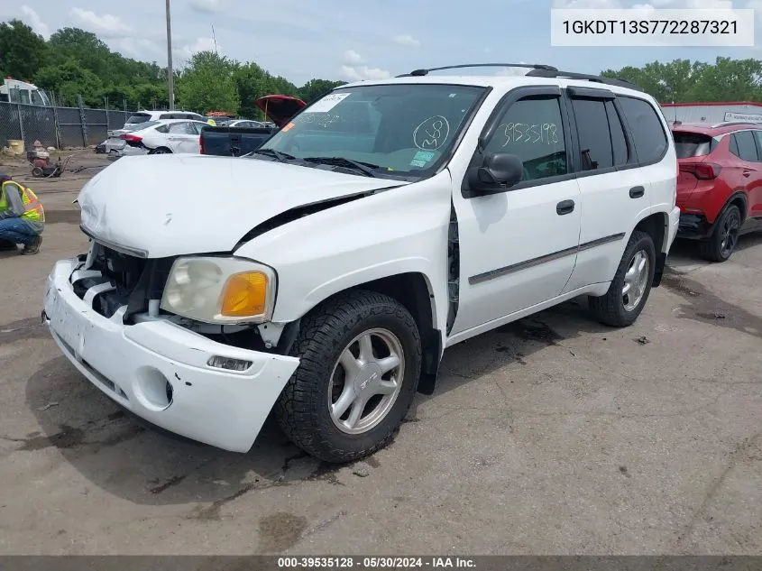 2007 GMC Envoy Sle VIN: 1GKDT13S772287321 Lot: 39535128