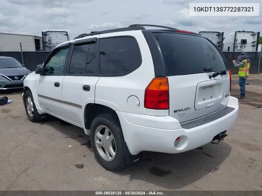 2007 GMC Envoy Sle VIN: 1GKDT13S772287321 Lot: 39535128