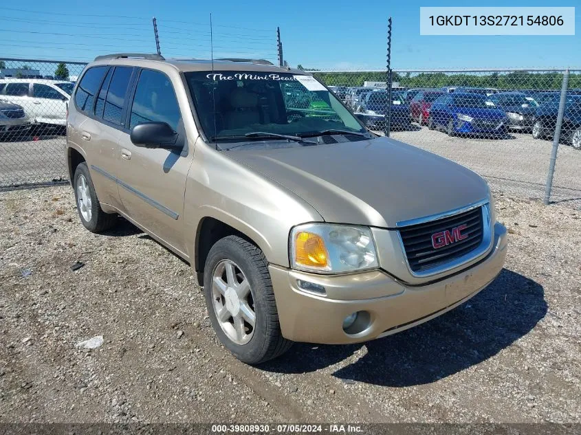 2007 GMC Envoy Slt VIN: 1GKDT13S272154806 Lot: 39808930