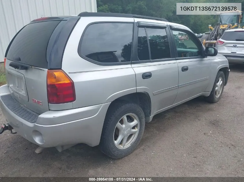 2007 GMC Envoy Sle VIN: 1GKDT13S672139578 Lot: 39954105