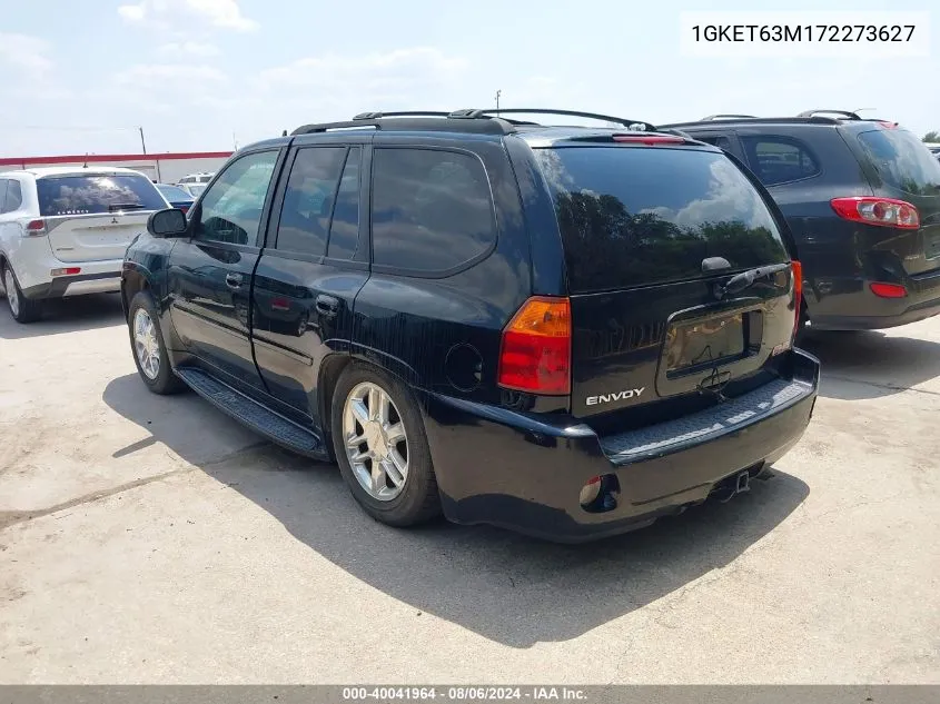 2007 GMC Envoy Denali VIN: 1GKET63M172273627 Lot: 40041964