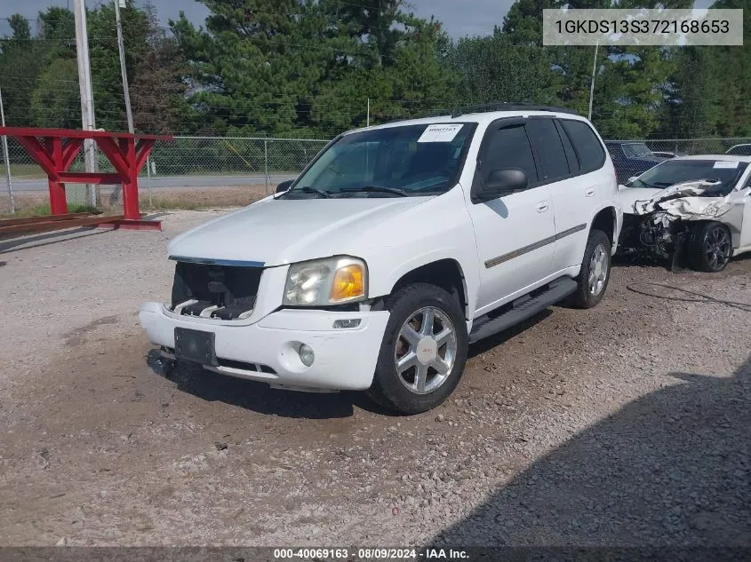 2007 GMC Envoy Slt VIN: 1GKDS13S372168653 Lot: 40069163