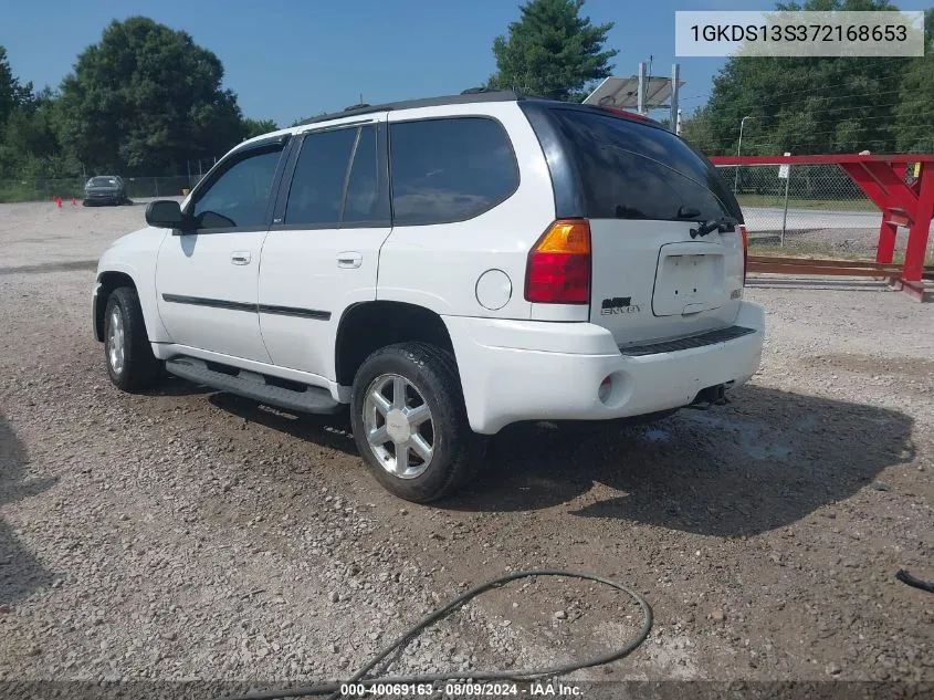 2007 GMC Envoy Slt VIN: 1GKDS13S372168653 Lot: 40069163