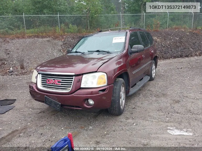 2007 GMC Envoy Slt VIN: 1GKDT13S372149873 Lot: 40069218