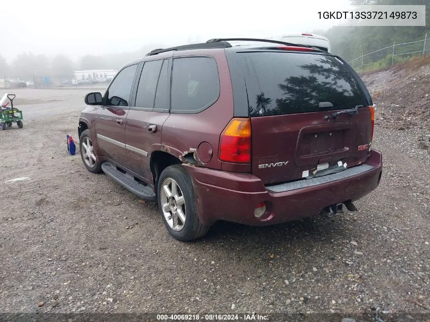 2007 GMC Envoy Slt VIN: 1GKDT13S372149873 Lot: 40069218