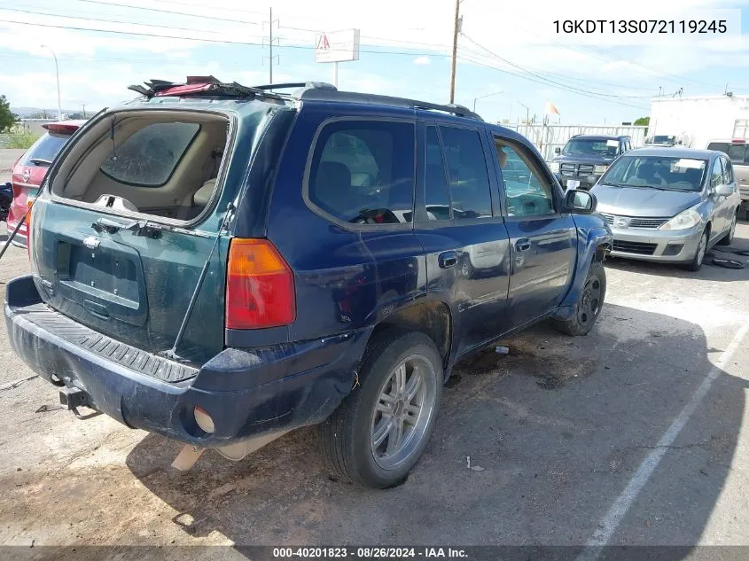 2007 GMC Envoy Slt VIN: 1GKDT13S072119245 Lot: 40201823